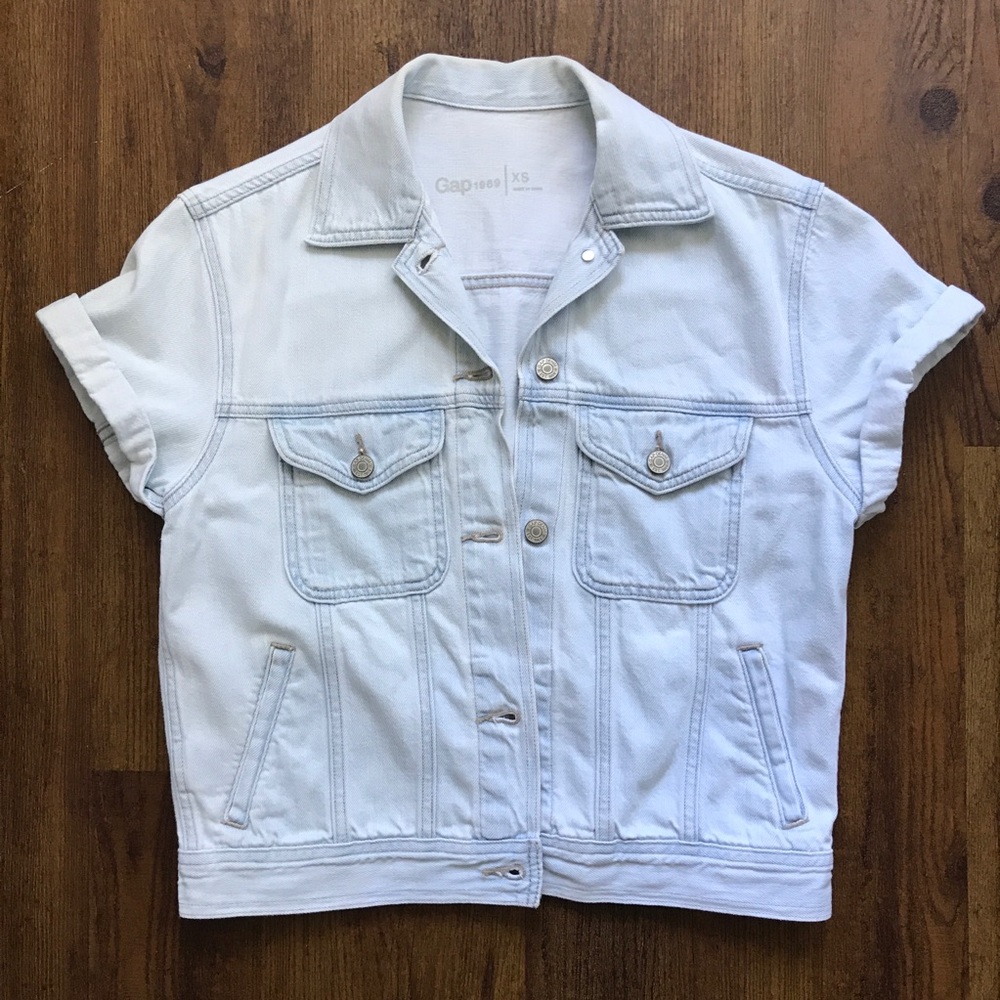Gap 1969 Short Sleeve Denim Jacket